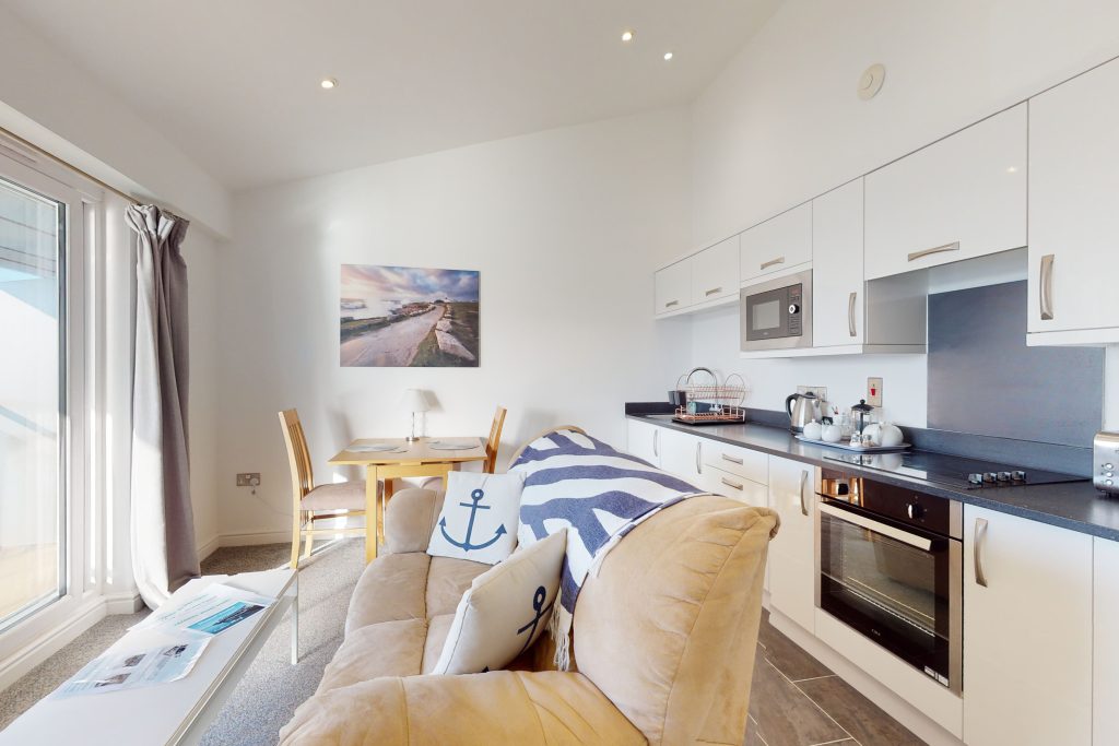 Embark on a swashbuckling escapade in this one-bedroom luxury haven, perched majestically on the water's edge.