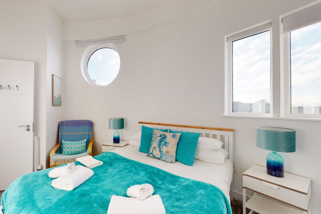 Perched on the waterfront, overlooking the harbour and marina, the apartment boasts one of the most captivating vistas in the county.