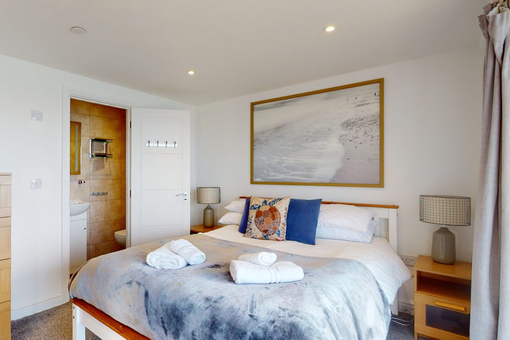 Perched on the waterfront, overlooking the harbour and marina, the apartment boasts one of the most captivating vistas in the county.