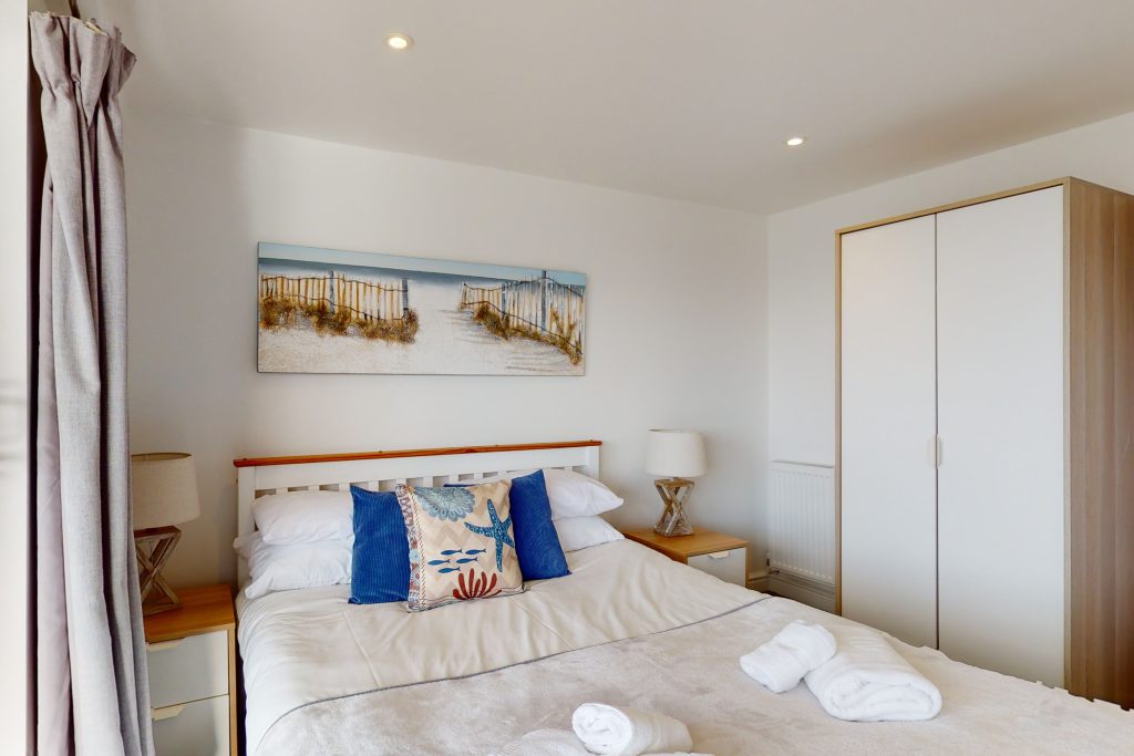 Perched on the waterfront, overlooking the harbour and marina, the apartment boasts one of the most captivating vistas in the county.