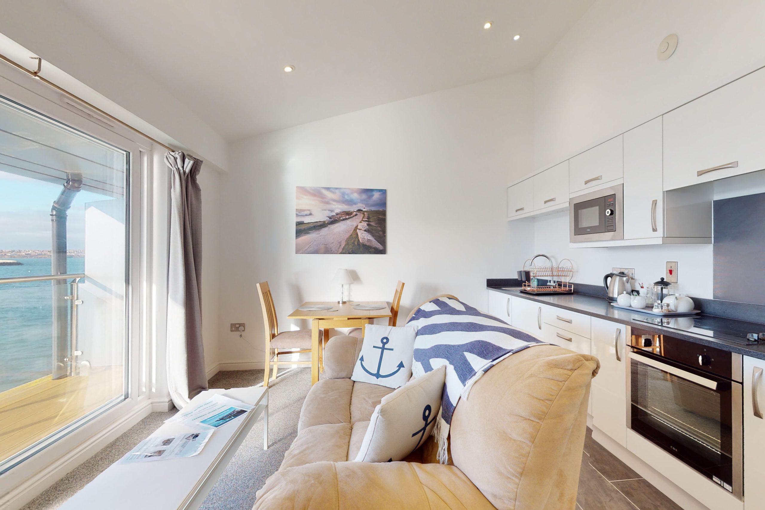 Embark on a swashbuckling escapade in this one-bedroom luxury haven, perched majestically on the water's edge.