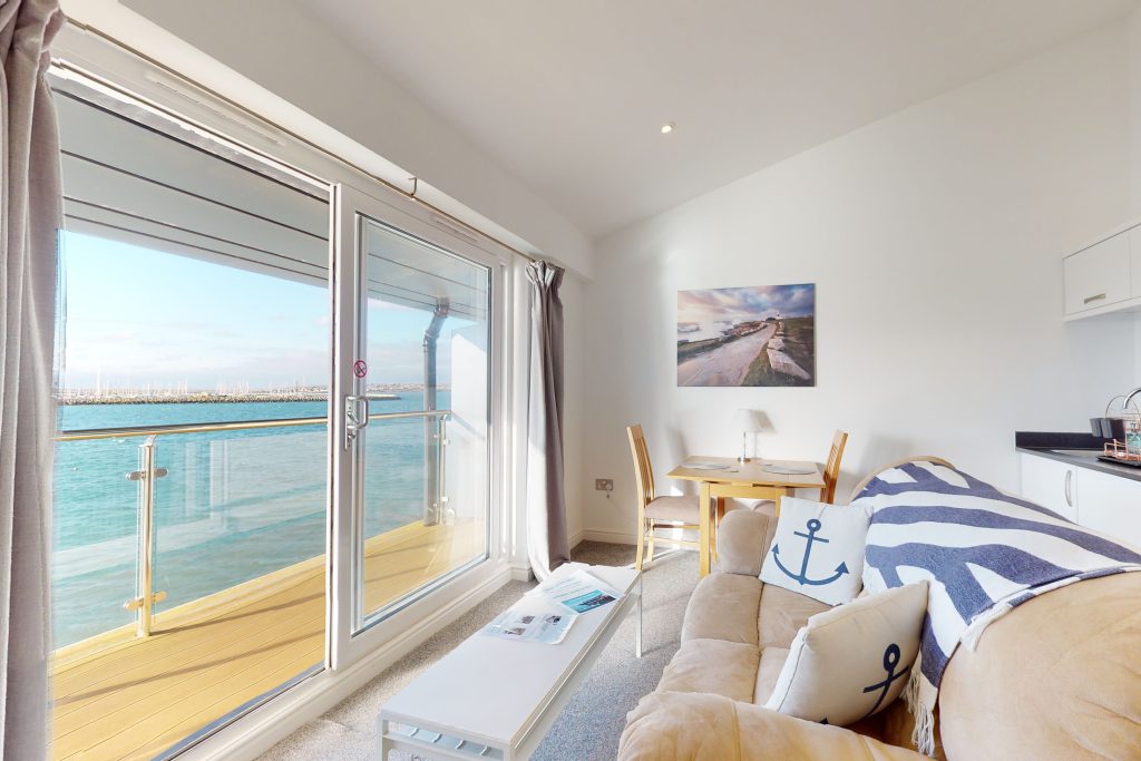 Embark on a swashbuckling escapade in this one-bedroom luxury haven, perched majestically on the water's edge.